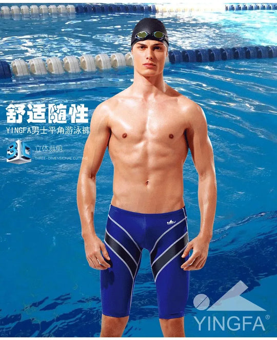 Yingfa FINA Approved Chlorine-Resistant Racing Swim Jammers