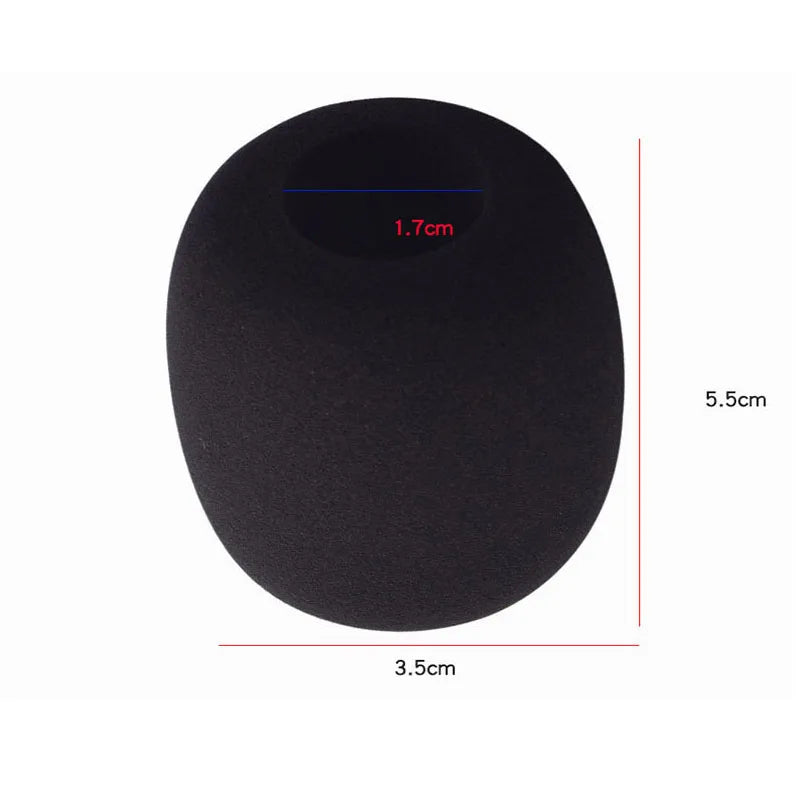 Foam Microphone Windscreen for Rode VideoMicro condenser microphones- as a pop filter for the microphones