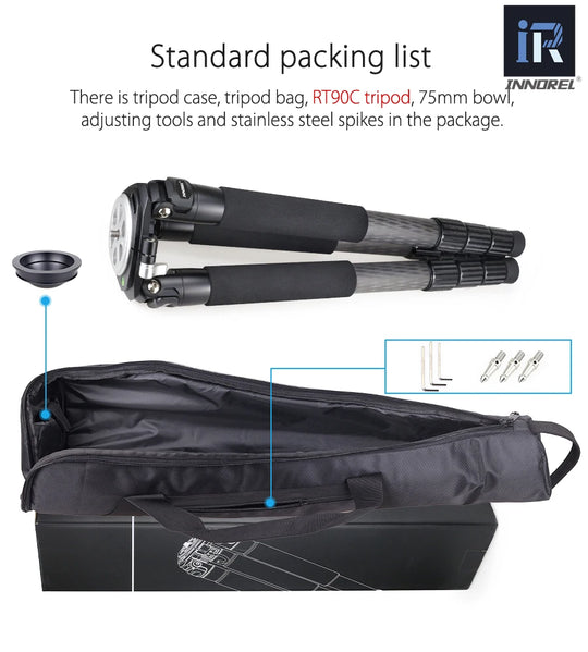 INNOREL RT90C Professional Heavy Duty Camera Tripod