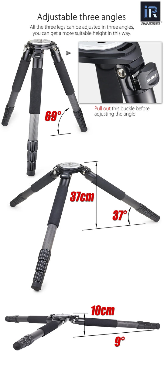 INNOREL RT90C Professional Heavy Duty Camera Tripod