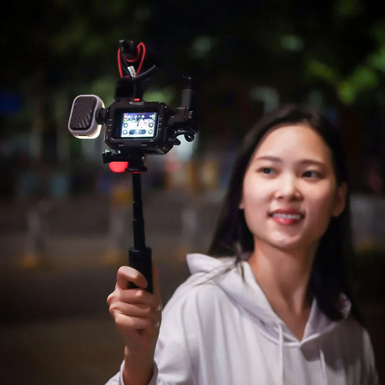 6500K Soft Fill Light with Diffuser, 120Lux, Type-C Charging, and Ultra-Portable Vlogging Light