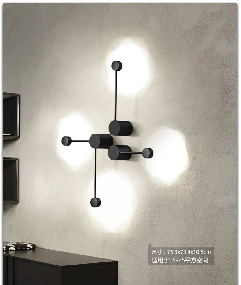 Simply PostModern Wall Lamp Living Room Bedroom Bedside Creative Light Aisle Hotel Exhibition Hall Corridor Lighting Led Lamps