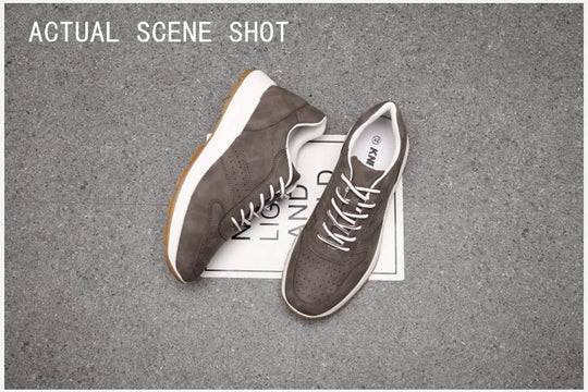 KNBR Casual Sneakers  Men Trainers Leather Comfy Shoes for Walking Hiking Jogging Sport Men Trainers Men Shoes