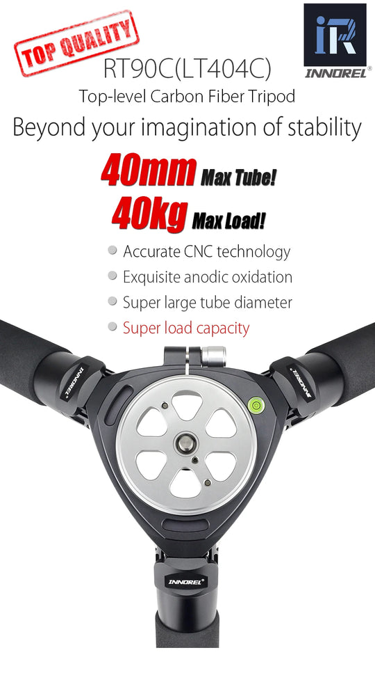 INNOREL RT90C Professional Heavy Duty Camera Tripod
