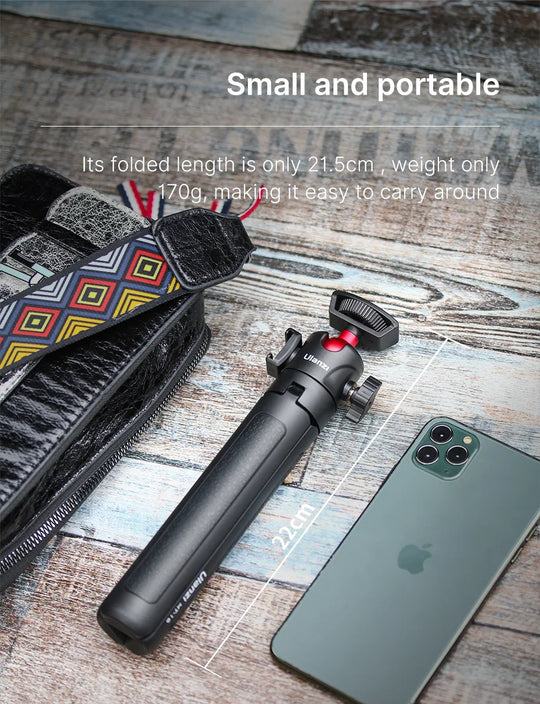 Cold Shoe Ball Head, 1/4'' Mini Selfie Stick Holder, DSLR Mount Bracket