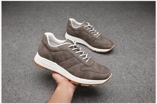 KNBR Casual Sneakers  Men Trainers Leather Comfy Shoes for Walking Hiking Jogging Sport Men Trainers Men Shoes