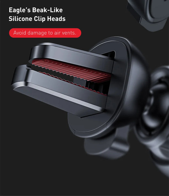 Baseus Car Phone Holder Metal Gravity Auto Air Vent Mobilephone Stand For 4.7-6.5 Inch Phone Invisibile Car Support