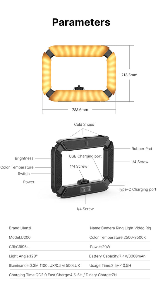 Ulanzi U-200 Ring Light
