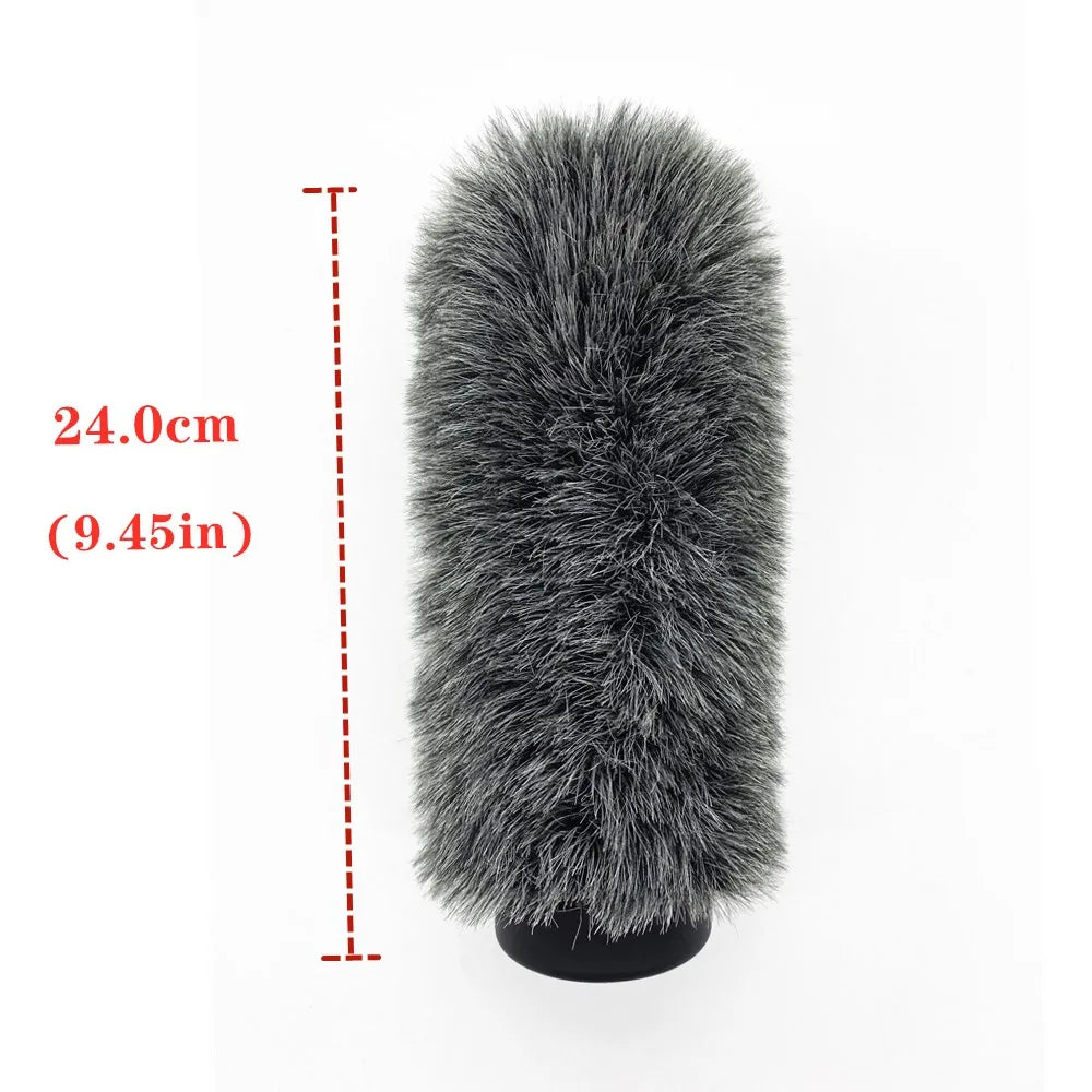 Dead cat Slip-on windshield Integral Microphones fur cover For Interview Microphone Outdoor Shooting Mic Furry Windshield Cover