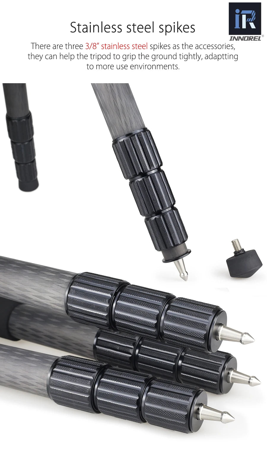 INNOREL RT90C Professional Heavy Duty Camera Tripod