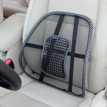 Load image into Gallery viewer, Universal Car Back Support Chair Massage Lumbar Support Waist Cushion Mesh Ventilate Cushion Pad for Car Office Home
