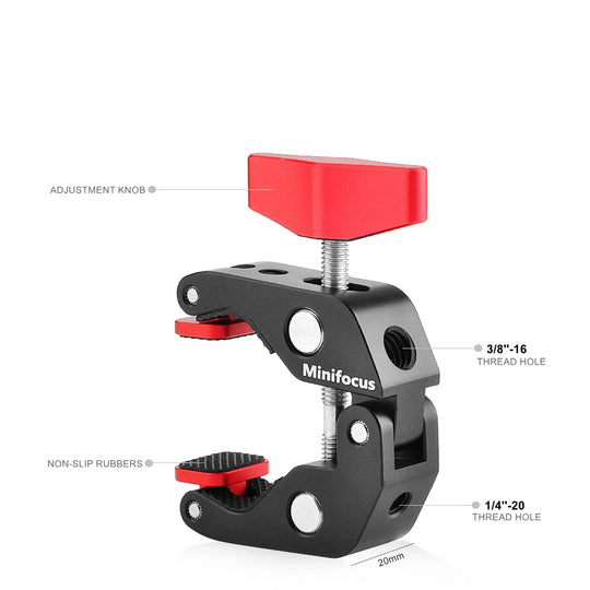 Upgraded 11" Adjustable Friction Power Articulating Magic Arm for DSLR Monitor Flash LED Video Light Vlog Cage Rig Tripod Gimbal - Jscomfortzstore