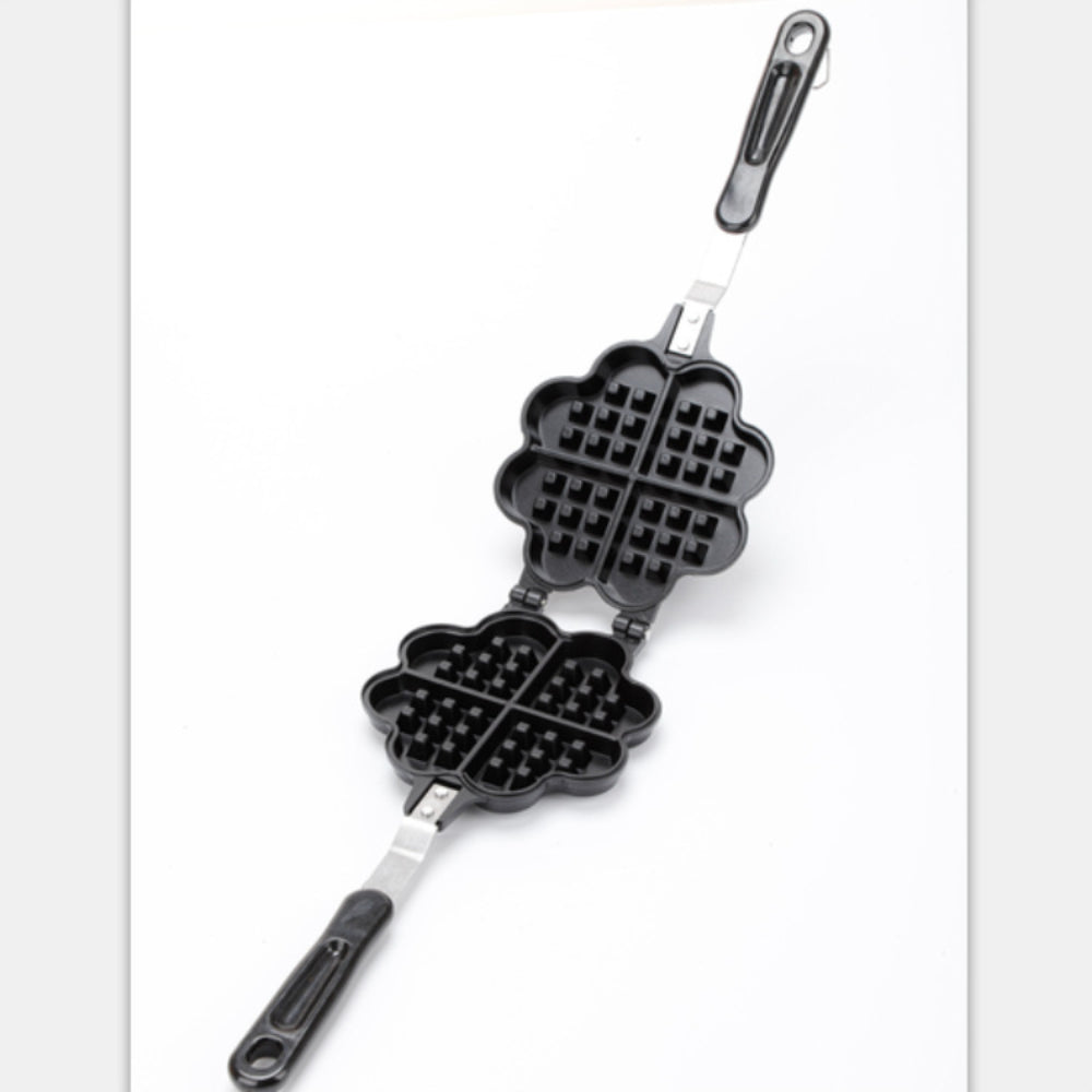 Kitchen Non-Stick Waffles Maker Machine Baking Mold Pan Bubble Egg Cake Oven Breakfast Waffle Machine Cake Maker Gas Stove Use
