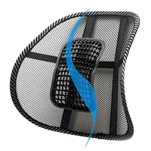 Load image into Gallery viewer, Universal Car Back Support Chair Massage Lumbar Support Waist Cushion Mesh Ventilate Cushion Pad for Car Office Home
