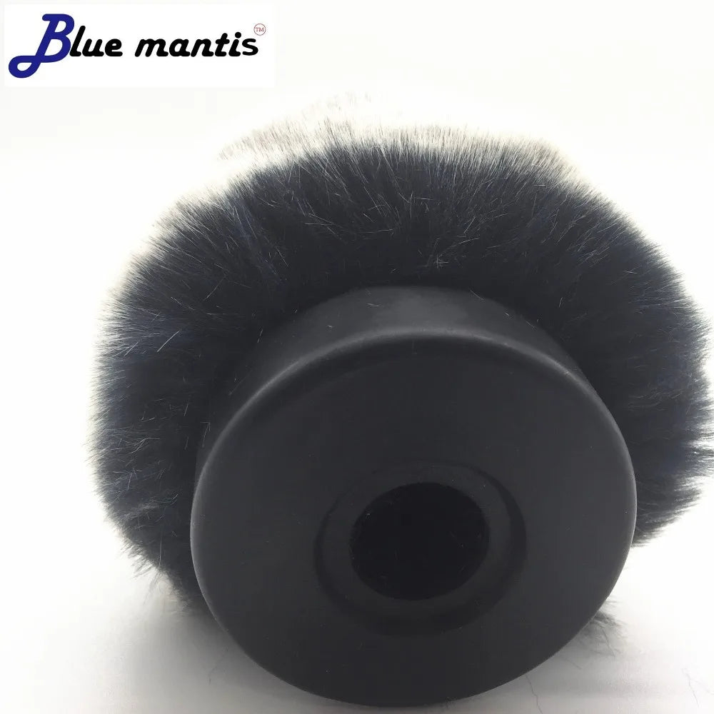 Blue Mantis Outside  Furry Windscreen for RODE NTG4+ Furry Windshield Protection Outdoor Interview Mic Depth is 16cm