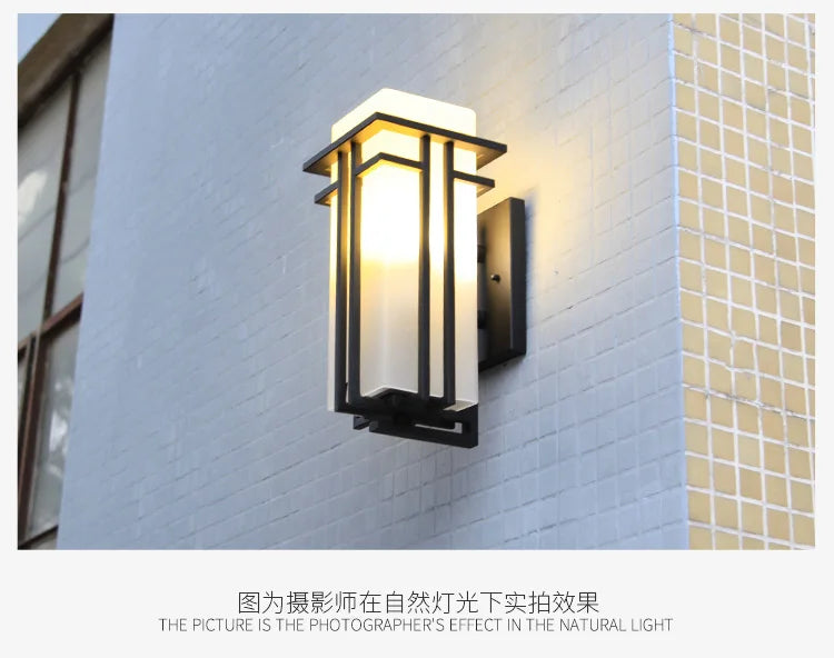 Outdoor wall lamp modern minimalist outdoor hanging wall lamp waterproof garden light corridor aisle balcony light terrace light