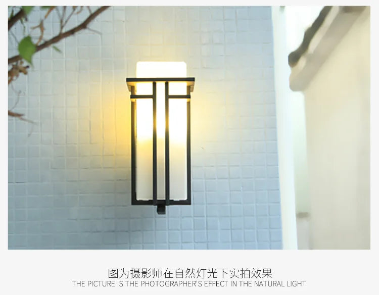 Outdoor wall lamp modern minimalist outdoor hanging wall lamp waterproof garden light corridor aisle balcony light terrace light
