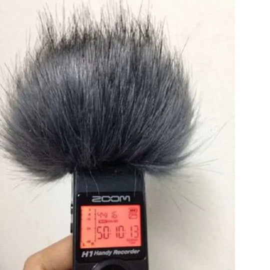 Dead Cat Outdoor Microphone Cover Artifical Fur Wind Muff Windshield For Zoom H1 H1N Windproof Muffler Windscreen  Blue Mantis