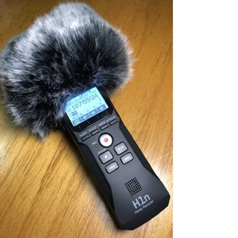 Dead Cat Outdoor Microphone Cover Artifical Fur Wind Muff Windshield For Zoom H1 H1N Windproof Muffler Windscreen  Blue Mantis