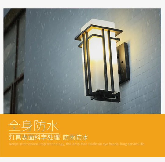 Outdoor wall lamp modern minimalist outdoor hanging wall lamp waterproof garden light corridor aisle balcony light terrace light