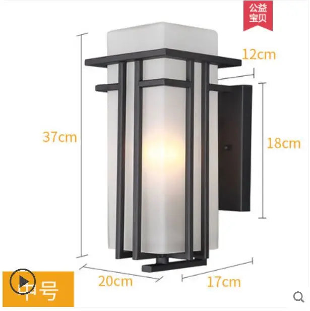 Outdoor wall lamp modern minimalist outdoor hanging wall lamp waterproof garden light corridor aisle balcony light terrace light