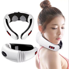 Load image into Gallery viewer, Electric Neck Massager Pulse Back 6 Modes Power Control Far Infrared Heating Pain Relief Tool Health Care Relaxation Machine
