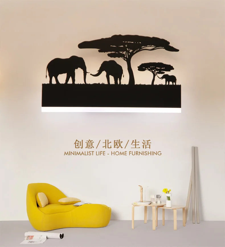 Lamp Decoration Sonce Wall Light Indoor Lighting For Living room Bedroom Bedside Light Black Wandlamp Lustre