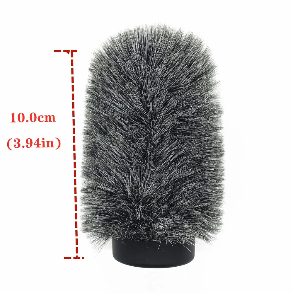 Dead cat Slip-on windshield Integral Microphones fur cover For Interview Microphone Outdoor Shooting Mic Furry Windshield Cover