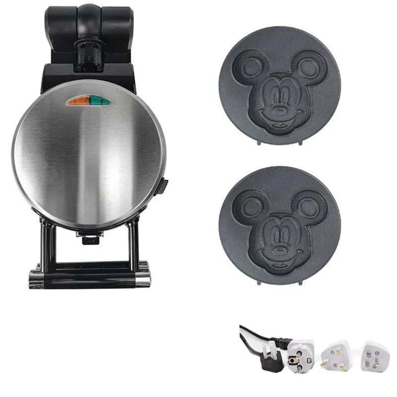 Commercial Electric 220V waffle maker machine cake oven Electric Baking Pan Double-sided Heating crepe maker cake Pancake maker