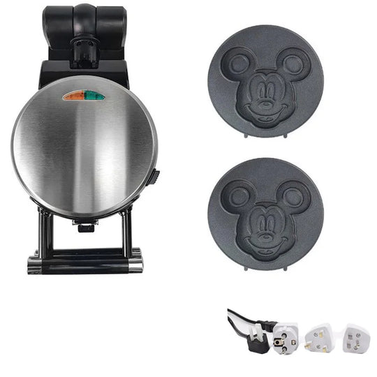 Commercial Electric 220V waffle maker machine cake oven Electric Baking Pan Double-sided Heating crepe maker cake Pancake maker