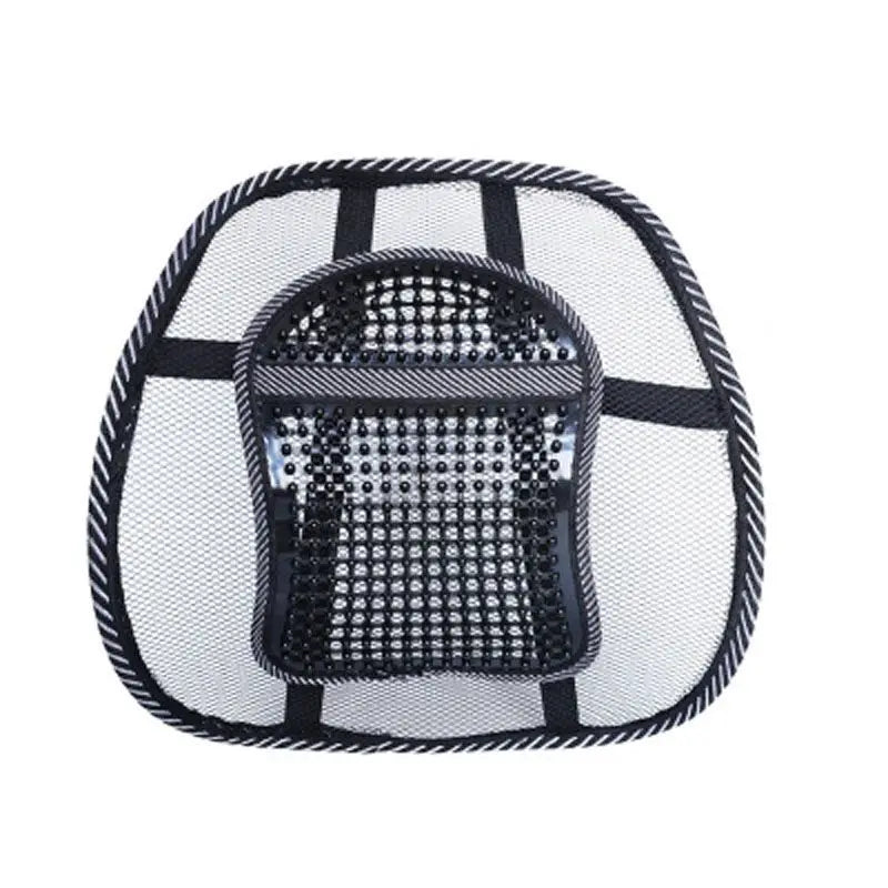 Car Loin Seat Air-permeable Cushion Massage Loin Cushion Backrest Office Loin Cushion Large Size Car Interior Accessories
