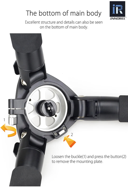 INNOREL RT90C Professional Heavy Duty Camera Tripod
