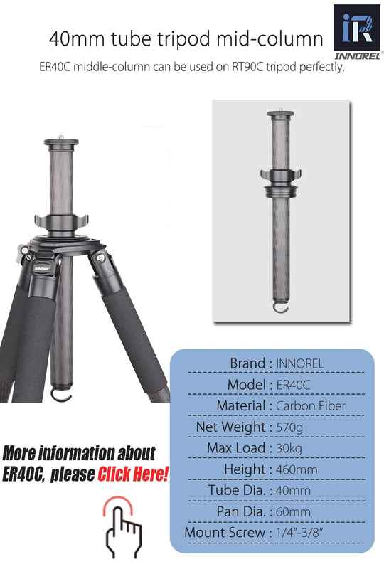 INNOREL RT90C Professional Heavy Duty Camera Tripod