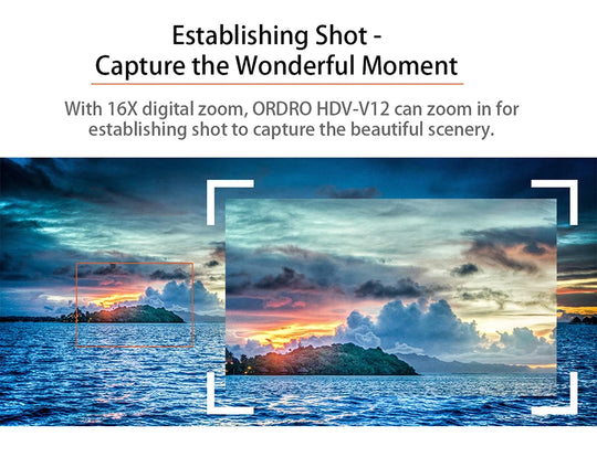 Ordro V12 Vlog Video Camera