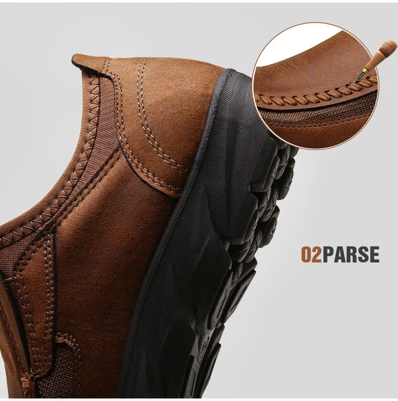 Men Casual Shoes Breathable Loafers Sneakers 2023 New Fashion Comfortable Flat Handmade Retro Leisure Loafers Shoes Men Shoes
