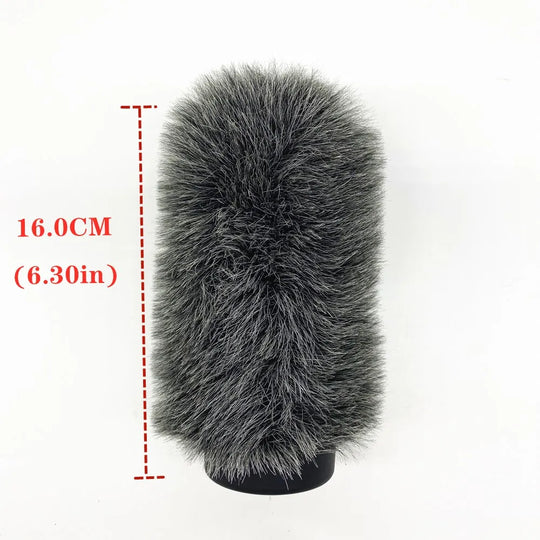 Dead cat Slip-on windshield Integral Microphones fur cover For Interview Microphone Outdoor Shooting Mic Furry Windshield Cover