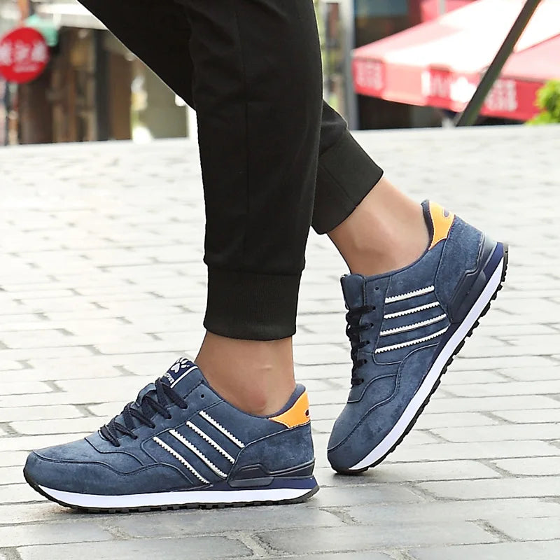 Sneakers Men Casual Shoes Light Suede 2023 New Classic Men Running shoes Outdoor Breathable Mesh Jogging Sport Shoes