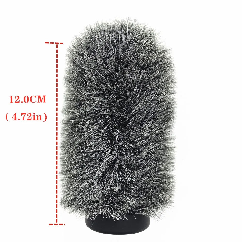 Dead cat Slip-on windshield Integral Microphones fur cover For Interview Microphone Outdoor Shooting Mic Furry Windshield Cover