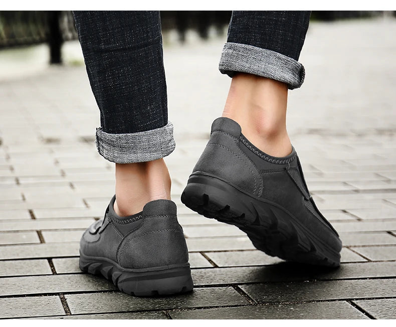 Men Casual Shoes Breathable Loafers Sneakers 2023 New Fashion Comfortable Flat Handmade Retro Leisure Loafers Shoes Men Shoes
