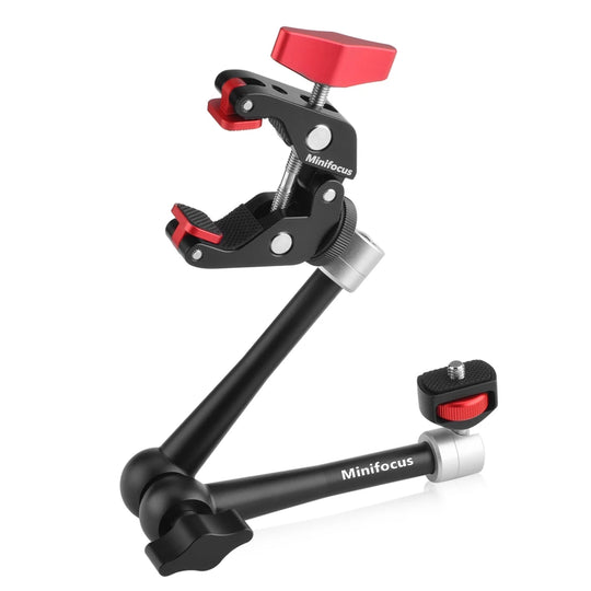 Upgraded 11" Adjustable Friction Power Articulating Magic Arm for DSLR Monitor Flash LED Video Light Vlog Cage Rig Tripod Gimbal - Jscomfortzstore
