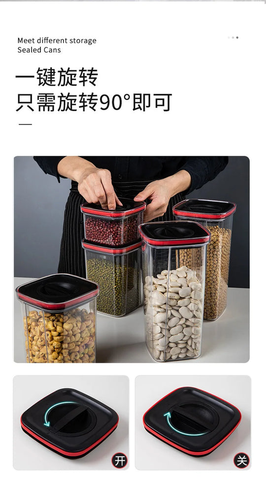 Plastic Food Storage Container with Lid