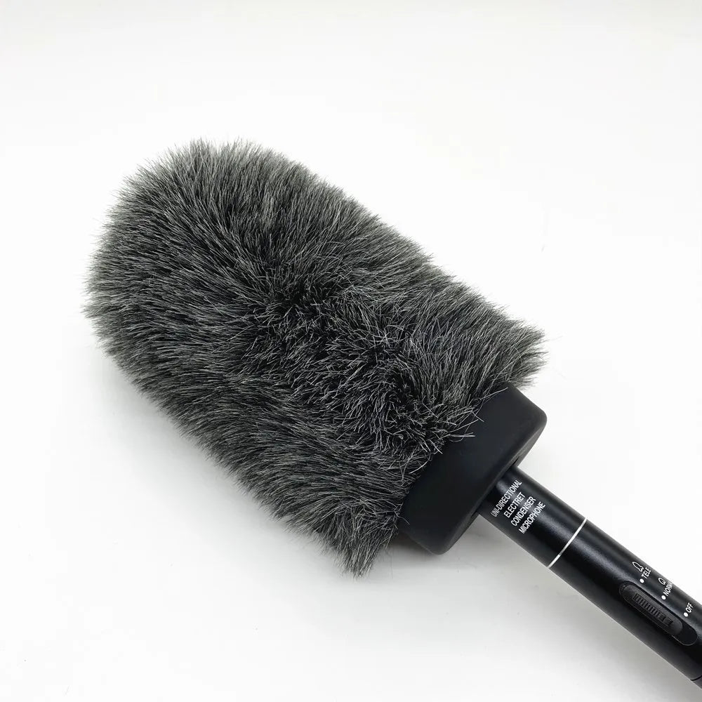 Dead cat Slip-on windshield Integral Microphones fur cover For Interview Microphone Outdoor Shooting Mic Furry Windshield Cover