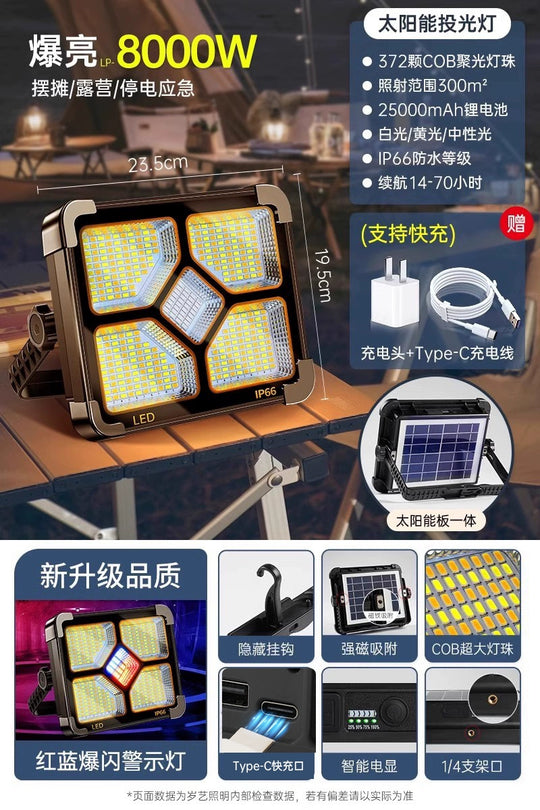 LED Solar Emergency Light