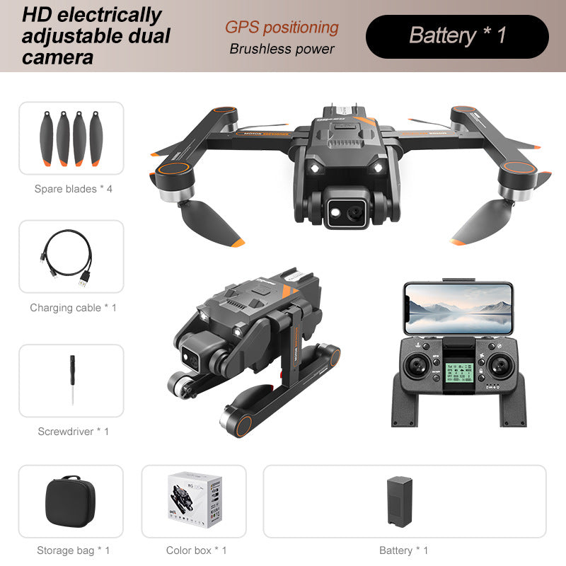 UAV Dual Camera GPS Drone with Obstacle Avoidance