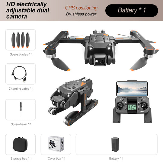 UAV Dual Camera GPS Drone with Obstacle Avoidance