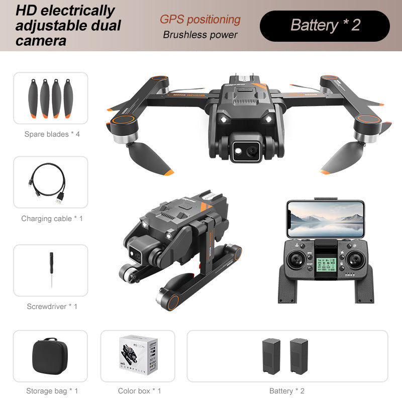 UAV Dual Camera GPS Drone with Obstacle Avoidance
