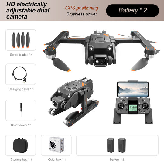 UAV Dual Camera GPS Drone with Obstacle Avoidance
