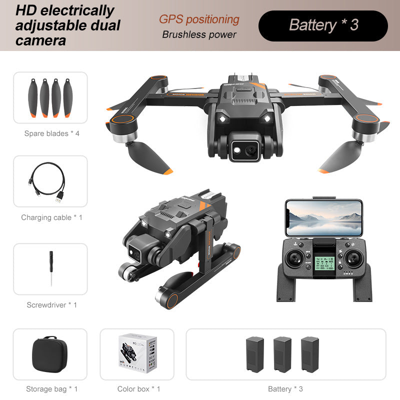 UAV Dual Camera GPS Drone with Obstacle Avoidance
