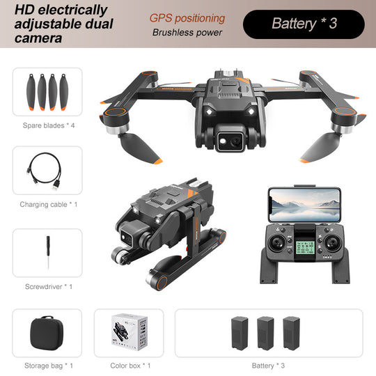 UAV Dual Camera GPS Drone with Obstacle Avoidance