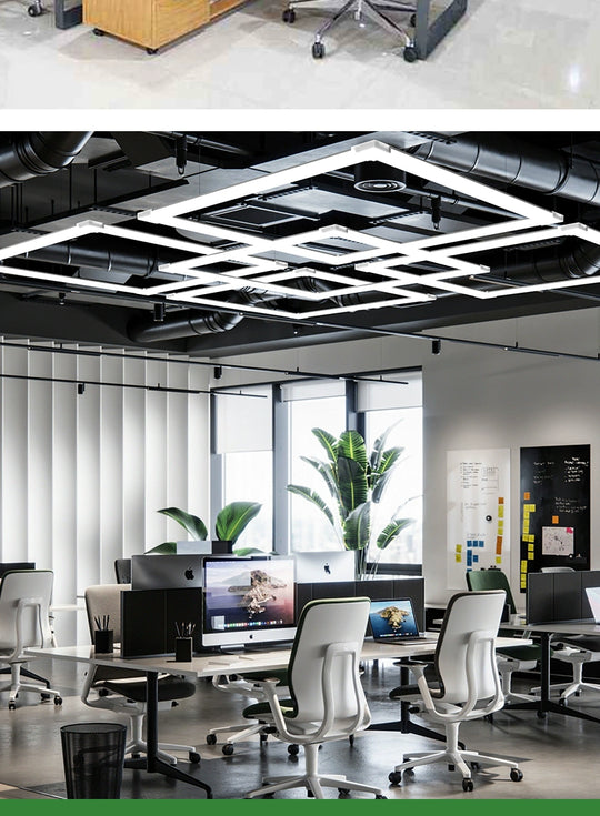 High-Power Three-Proof Led Bench Lamp Tube Integrated Five-Side Luminous Lighting Office Ceiling For Home Purifying Lamp